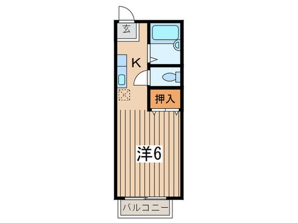 ハイツカシマの物件間取画像